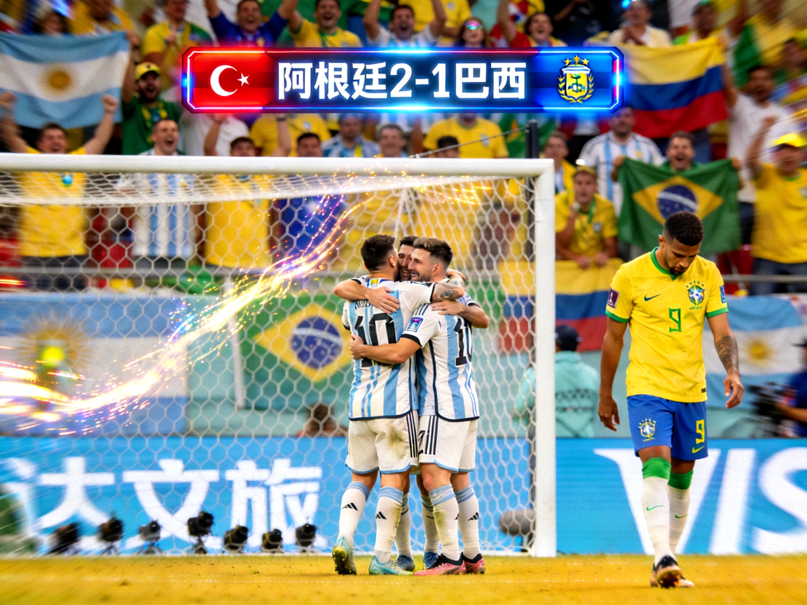 阿根廷2-1巴西集锦画面